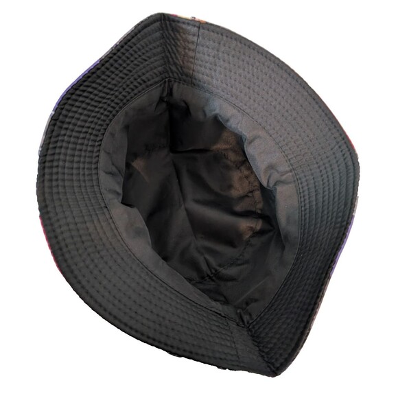 Back To The 90's Bucket Hat Boom Box Colorful Graffiti Breakdance Hip Hop Cap - Picture 4 of 4